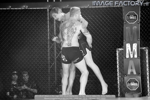 2011-05-07 Milano in the cage 0805 Mixed Martial Arts - 81 Kg - Marvin Vettori ITA - Erno Stefko UNG